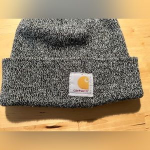 Carharrt Knit Cuffed Beanie - black/white
